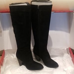 Guess Gresia black suede 6.5 boots